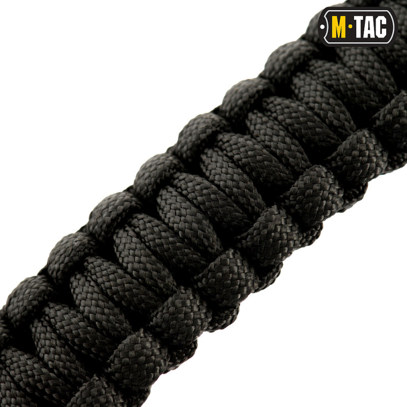 M-Tac браслет паракорд з іскровисікателем і свистком Black M-Tac браслет паракорд з іскровисікателем і свистком Black