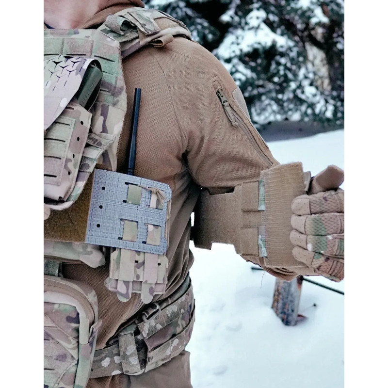 Підсумок під рацію з жорсткою панеллю Vik-Tailor, MultiCam