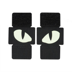 M-Tac нашивка Tiger Eyes Laser Cut (пара) Black