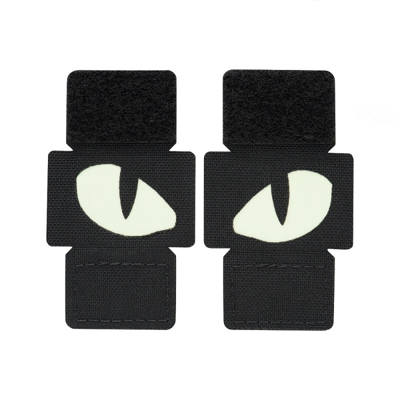 M-Tac нашивка Tiger Eyes Laser Cut (пара) Black