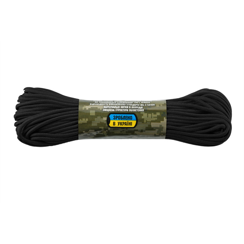 M-Tac паракорд 550 mil-spec Black 30м