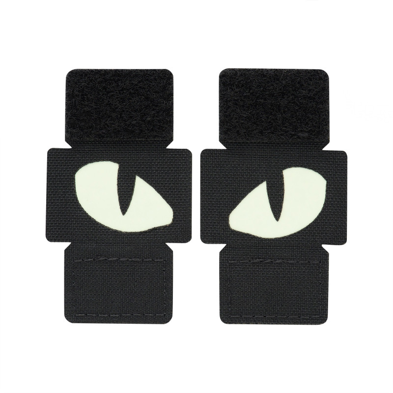 M-Tac нашивка Tiger Eyes Laser Cut (пара) Black