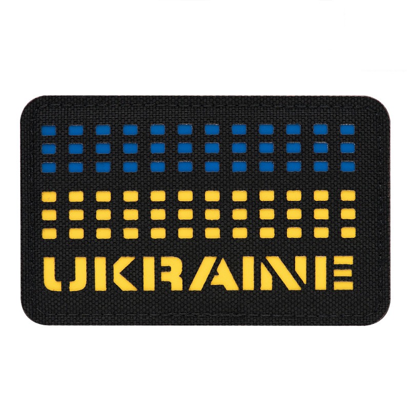 M-Tac нашивка Ukraine Laser Cut Black/Yellow/Blue M-Tac нашивка Ukraine Laser Cut Black/Yellow/Blue