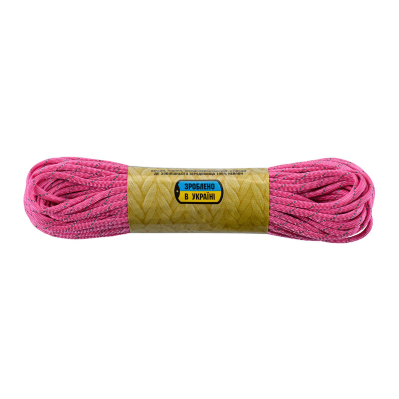 M-Tac паракорд 550 type III Neon Pink Reflective 30м M-Tac паракорд 550 type III Neon Pink Reflective 30м