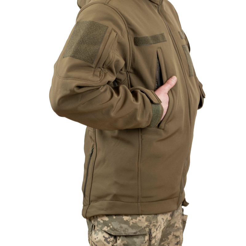 Куртка Vik-Tailor з флісовою кофтою Softshell, Olive