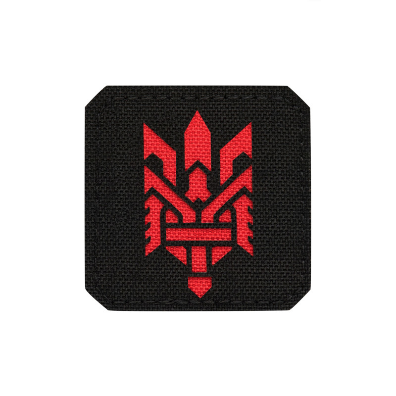 M-Tac нашивка Тризуб (стилізація) Laser Cut мала Black/Red M-Tac нашивка Тризуб (стилізація) Laser Cut мала Black/Red