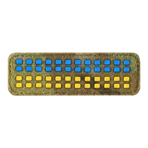 M-Tac нашивка прапор України 25х80 Velcro/PVC Multicam — фото 1