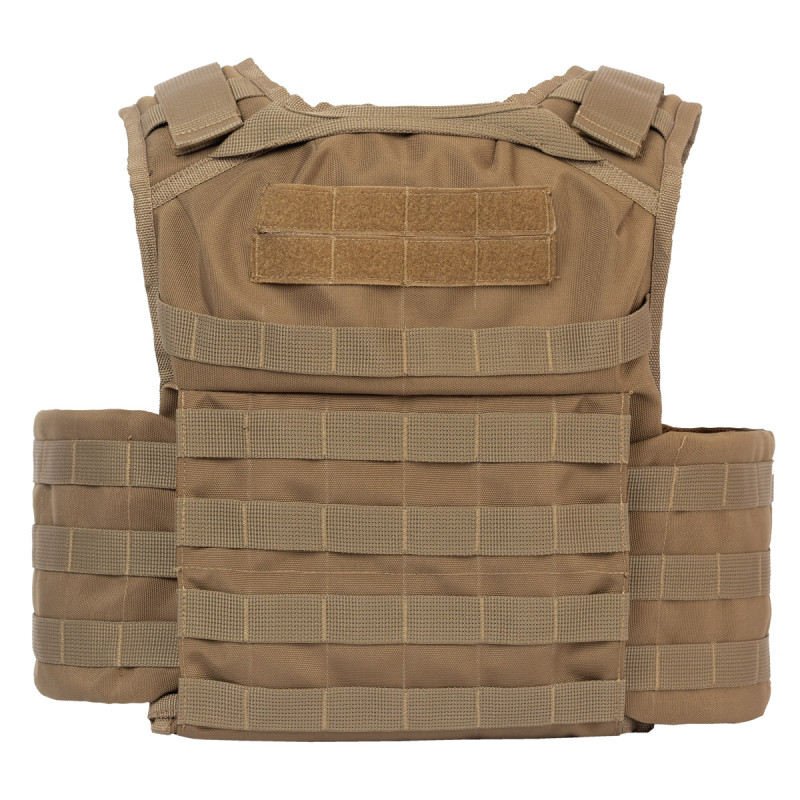 Плитоноска тактична Vik-Tailor з підсумками MOLLE, Coyote