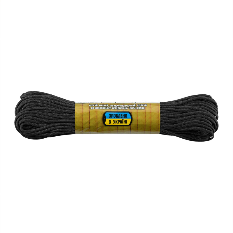 M-Tac паракорд 475 Black 30м