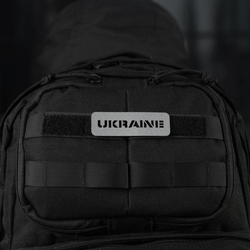 M-Tac нашивка Ukraine скрізна 25х80 Laser Cut Dark Grey/GID M-Tac нашивка Ukraine скрізна 25х80 Laser Cut Dark Grey/GID