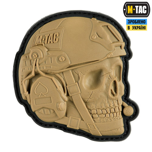 M-Tac нашивка Operator 3D PVC Coyote — фото 1