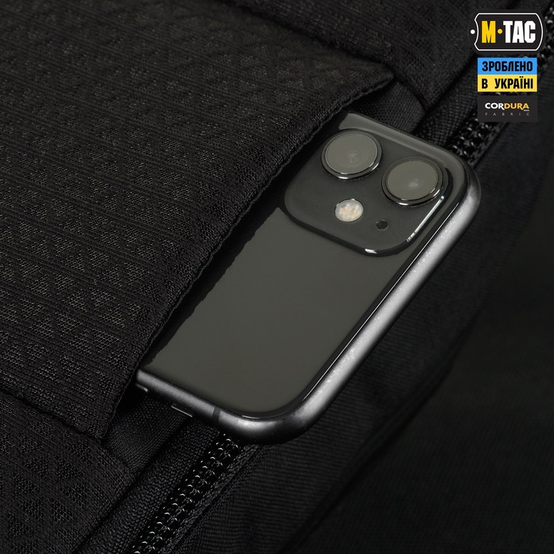 M-Tac сумка Sphaera Hardsling Bag Large Elite Black