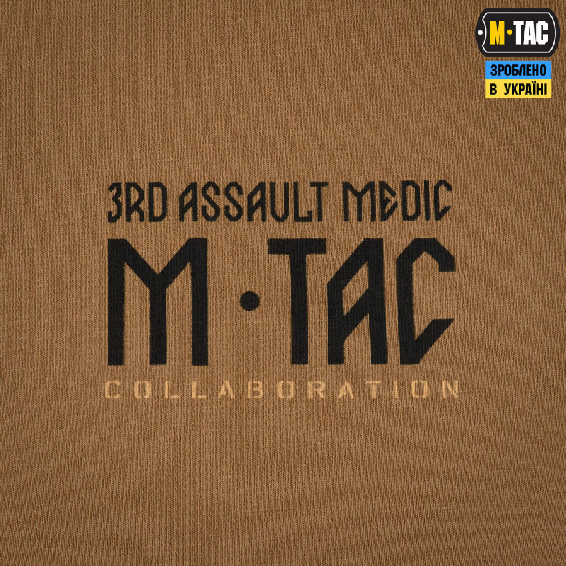 M-Tac футболка бойового медика 3 ОШБр Coyote Brown