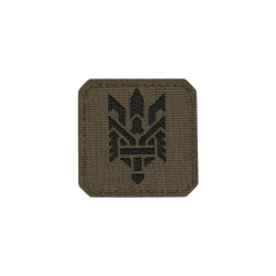M-Tac нашивка Тризуб (стилізація) Laser Cut мала Ranger Green/Black