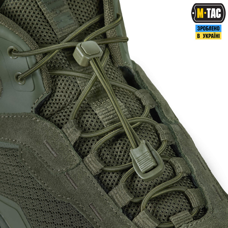 M-Tac шнурки Elastic Shoelaces Ranger Green 120 см
