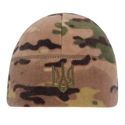 Шапка флісова з тризубом Vik-Tailor, MultiCam, L