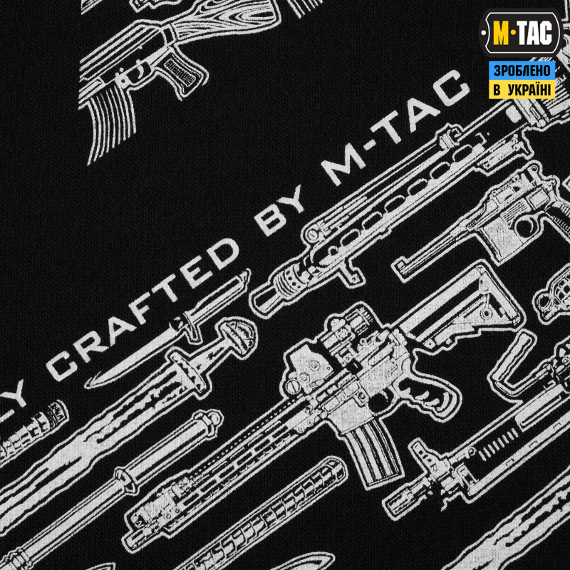 M-Tac футболка WAR Cotton Hard Black/White