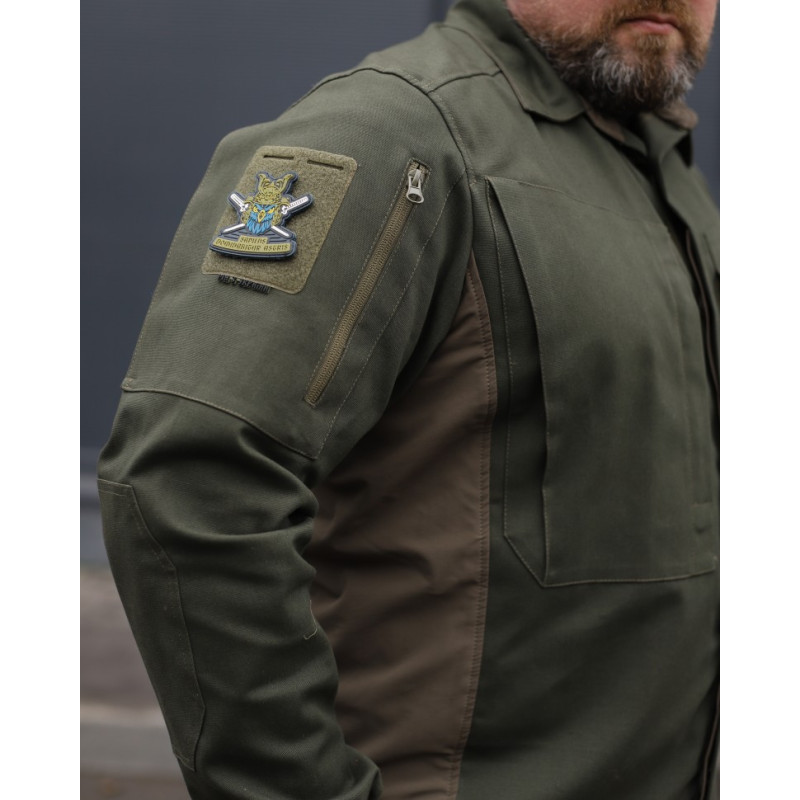 Тактична сорочка Vik-Tailor з липучкою Velcro, Olive, 48-50/5