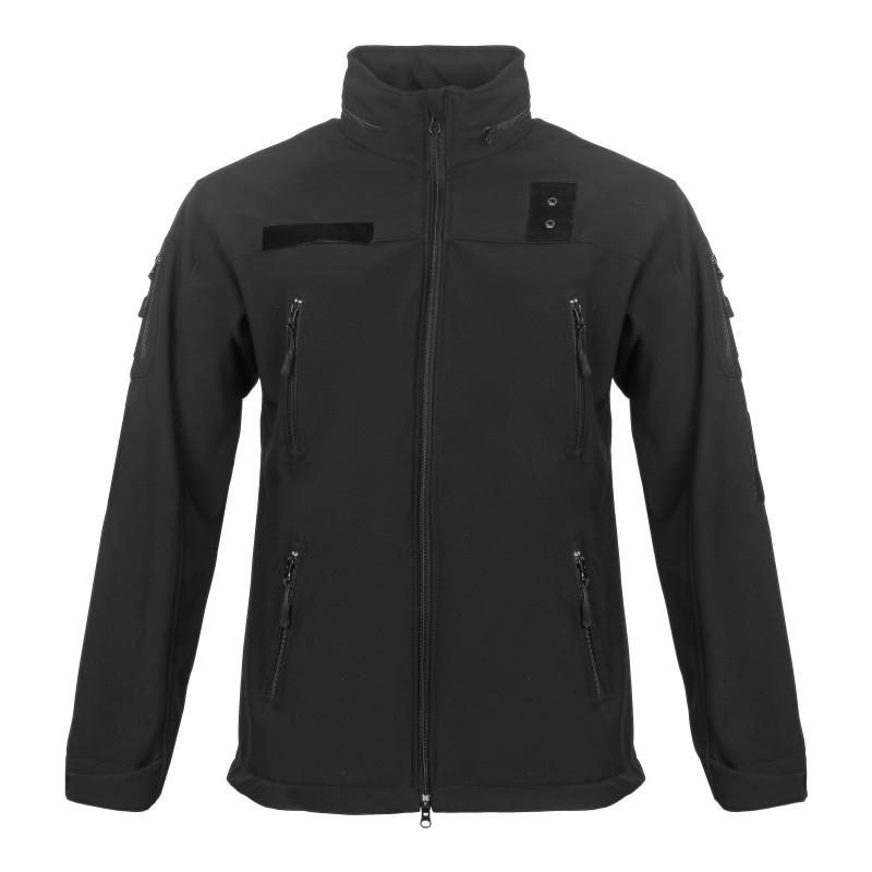 Куртка Vik-Tailor SoftShell з липучками для шевронів, Black