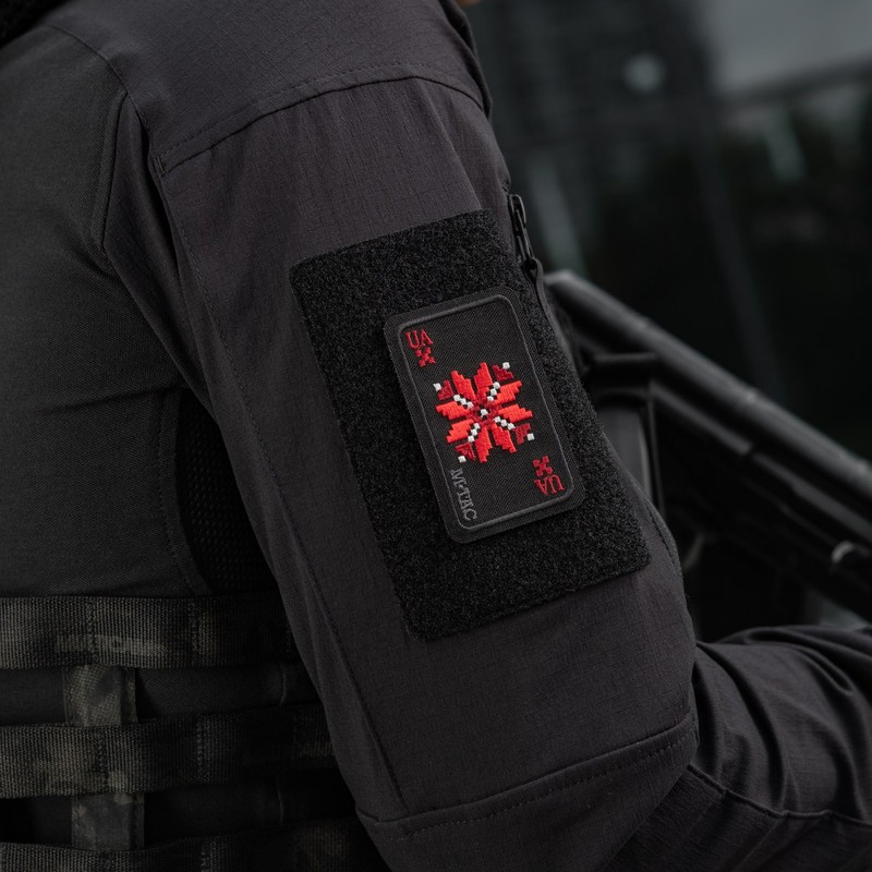 M-Tac нашивка Вишиванка (вишивка) Black/Red