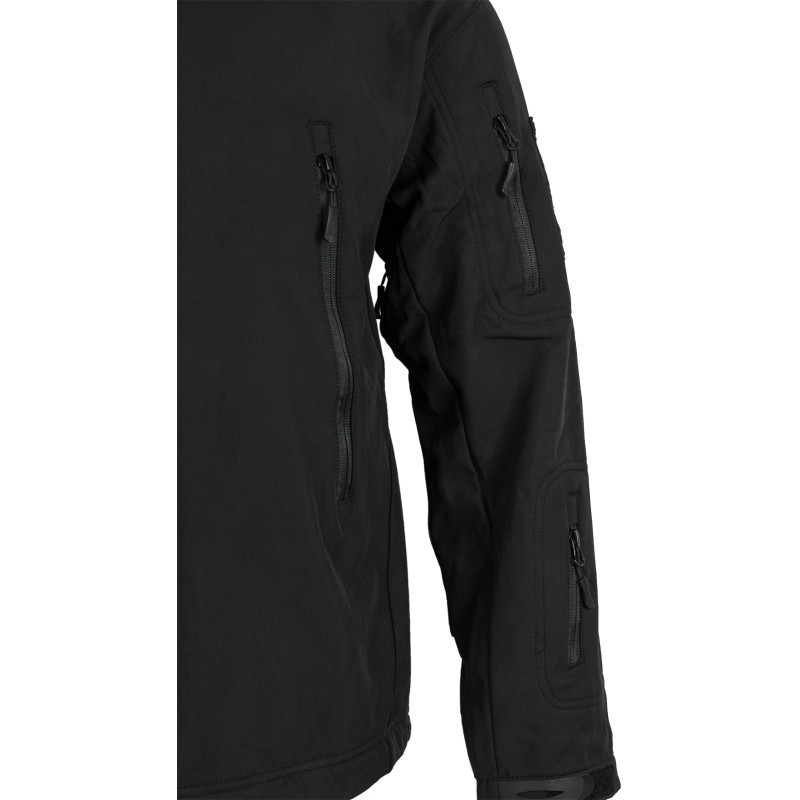 Тактична Куртка Softshell Shark Skin Silver Knight, Black