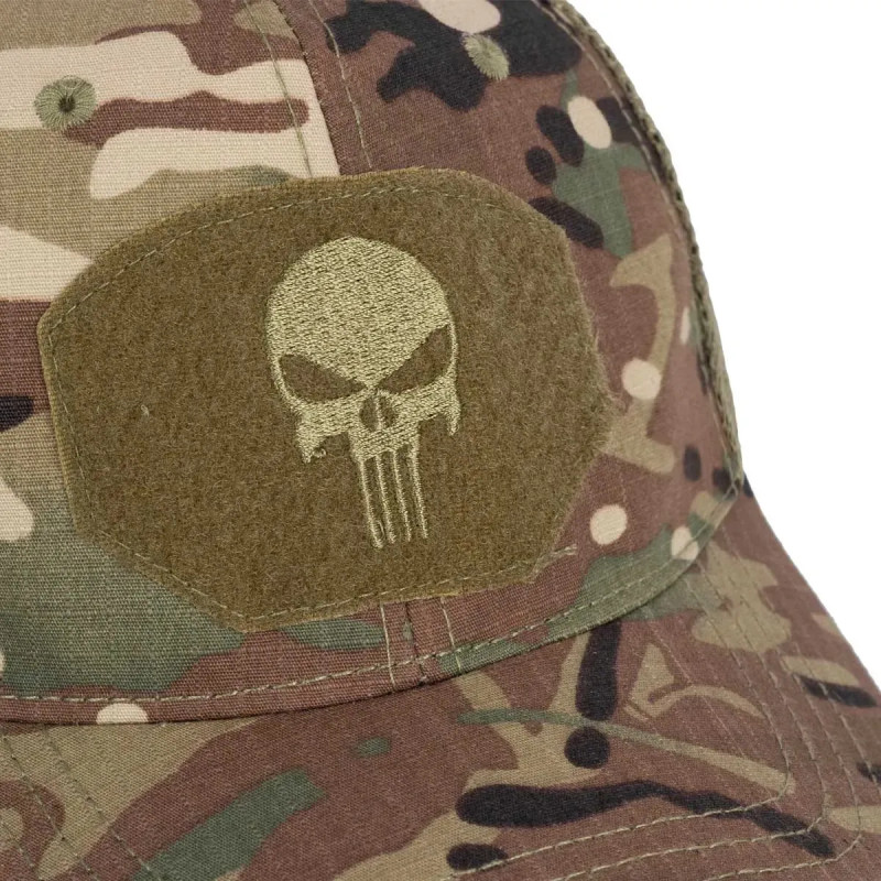 Бейсболка на пів сіткою Vik-Tailor Punisher Rip-Stop, MultiCam
