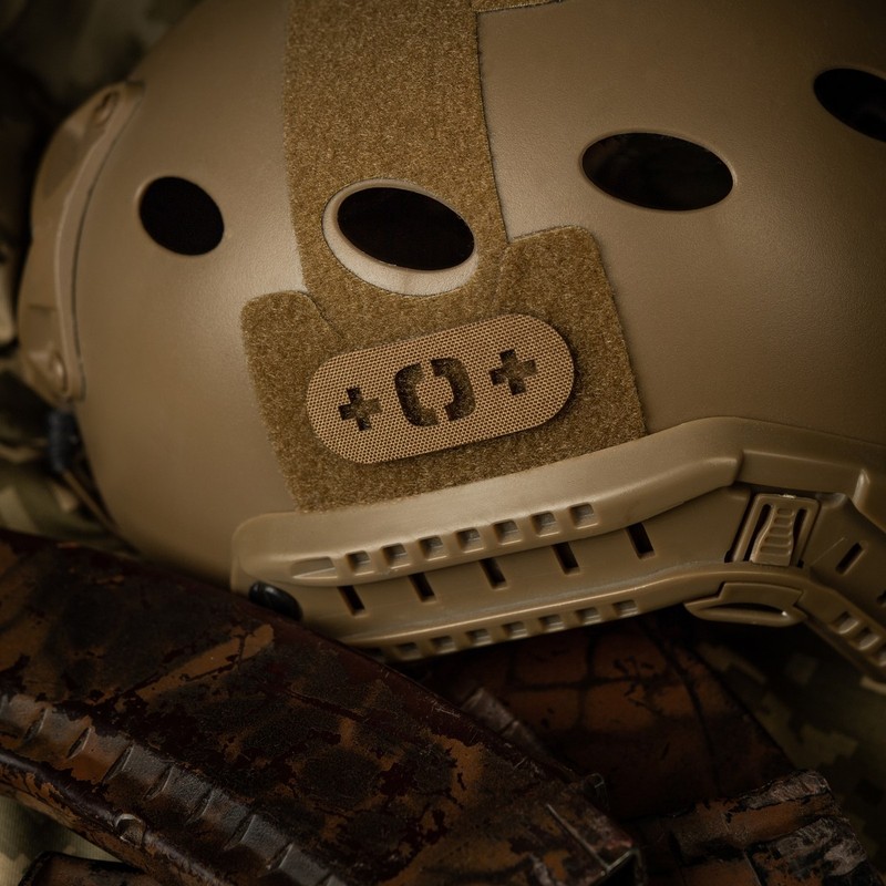 M-Tac нашивка група крові +0+ наскрізна Laser Cut Coyote