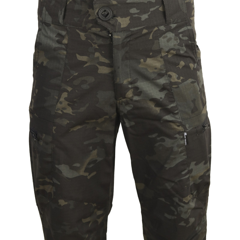 Штани тактичні демісезонні Vik-Tailor Agressor Rip-Stop, Black MultiCam Штани тактичні демісезонні Vik-Tailor Agressor Rip-Stop, Black MultiCam