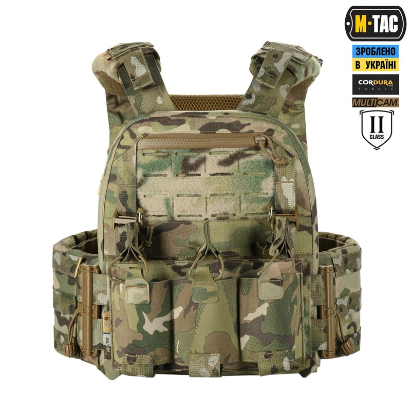 M-Tac плитоноска Cuirass Elite 2 клас захисту (розмір плити M) Multicam M-Tac плитоноска Cuirass Elite 2 клас захисту (розмір плити M) Multicam