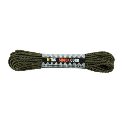 M-Tac паракорд Shock-Cord 3mm Dragon Skin OD Green 15м