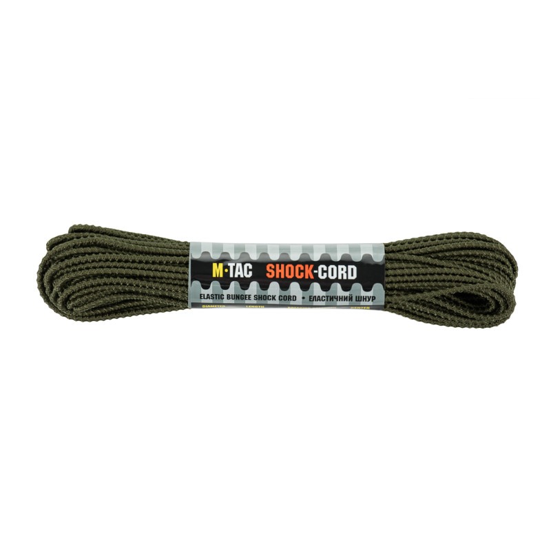 M-Tac паракорд Shock-Cord 3mm Dragon Skin OD Green 15м M-Tac паракорд Shock-Cord 3mm Dragon Skin OD Green 15м