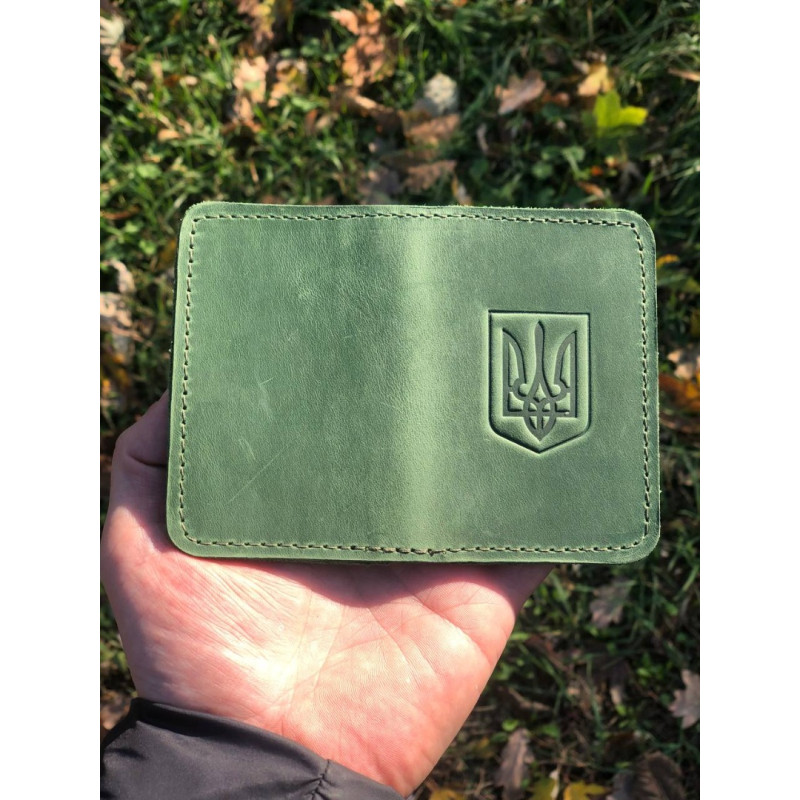 Обкладинка на ID-паспорт зелений, Український виробник Обкладинка на ID-паспорт зелений, Український виробник