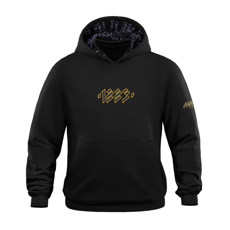 M-Tac кофта Hoodie 1223 Embroidery Cotton Hard Black