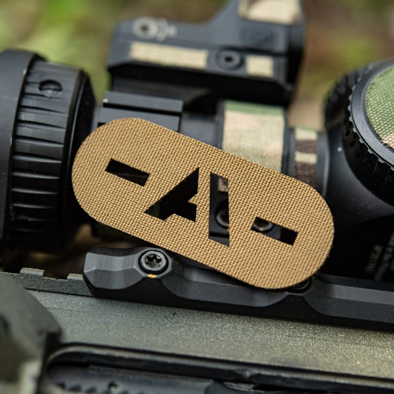 M-Tac нашивка група крові -A- наскрізна Laser Cut Coyote