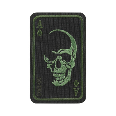 M-Tac нашивка Face of war (вишивка) Black/Olive