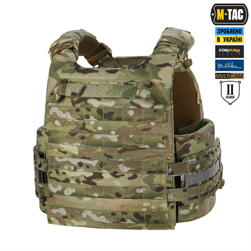 M-Tac плитоноска Cuirass Tiger FAST Elite 2 клас захисту (розмір плити М) Multicam M-Tac плитоноска Cuirass Tiger FAST Elite 2 клас захисту (розмір плити М) Multicam