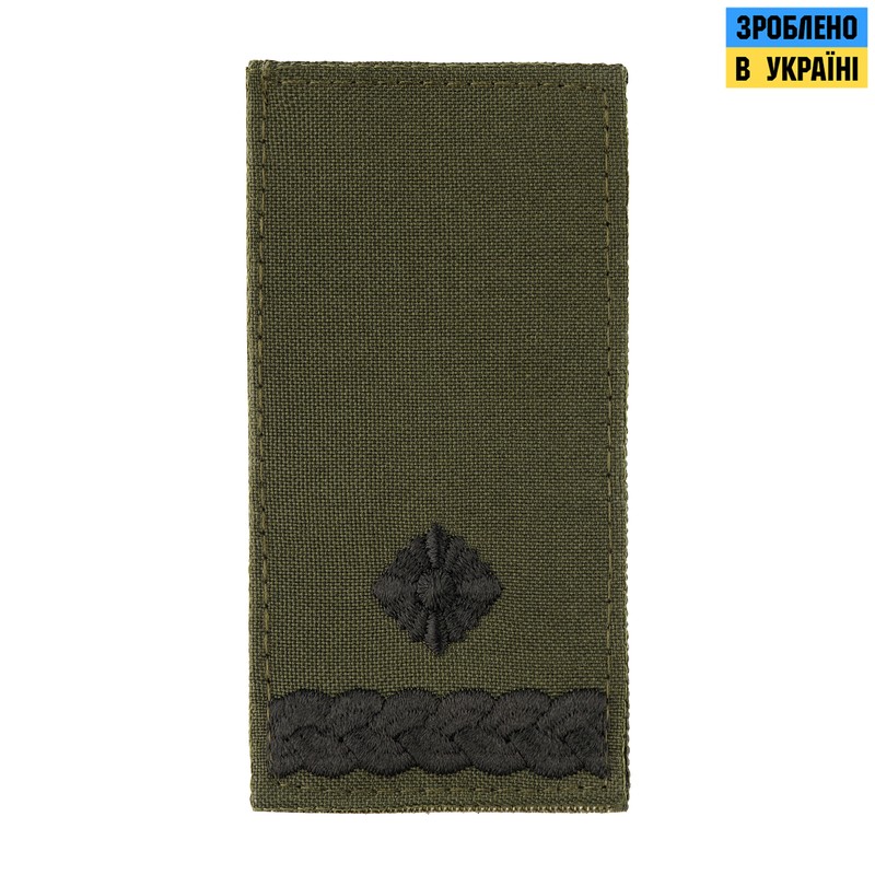 M-Tac погон МО Майор на липучці олива