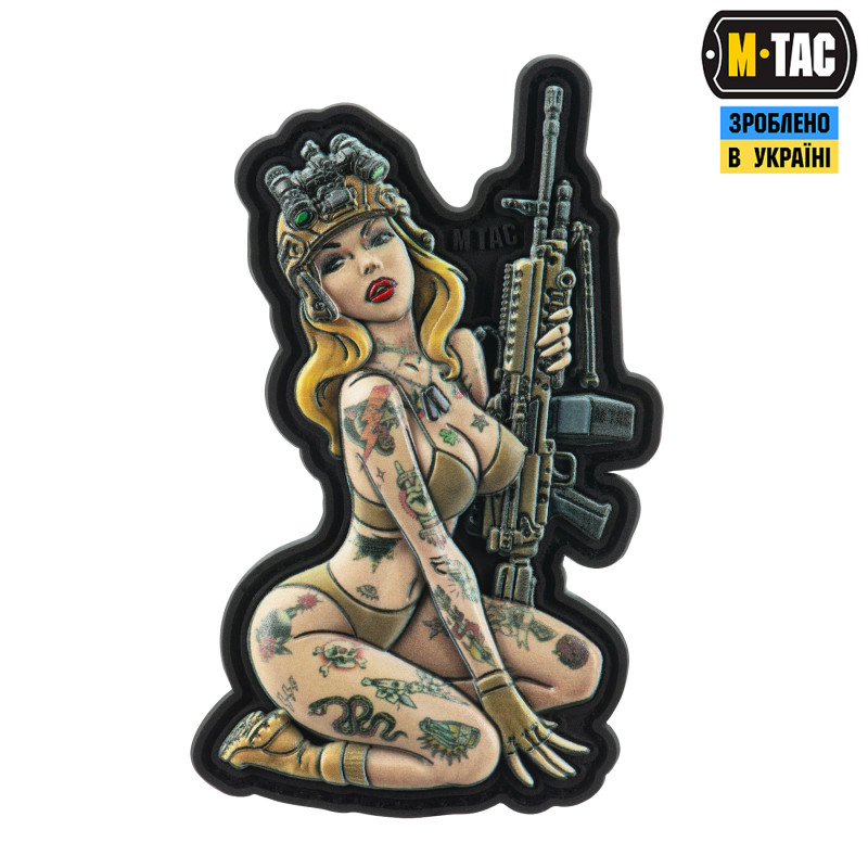 M-Tac нашивка girl №5 PVC Hooligan M-Tac нашивка girl №5 PVC Hooligan