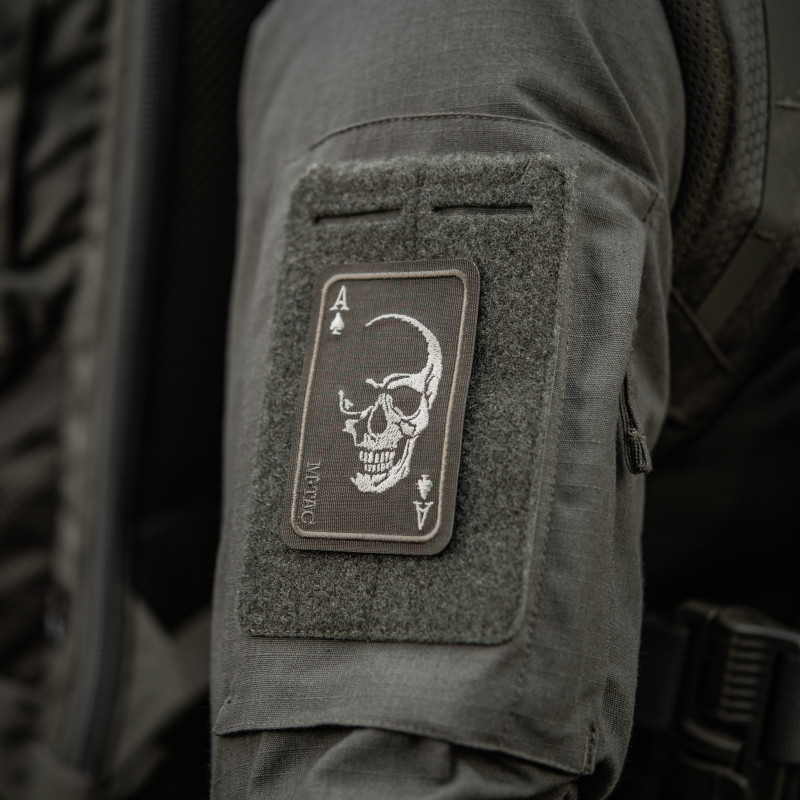M-Tac нашивка Face of war (вишивка) Ranger Green