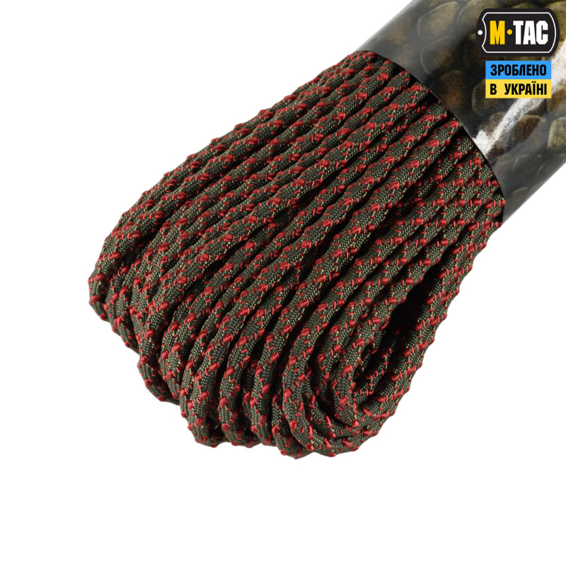 M-Tac паракорд Dragon Cord 30m Ranger Green/Maroon M-Tac паракорд Dragon Cord 30m Ranger Green/Maroon
