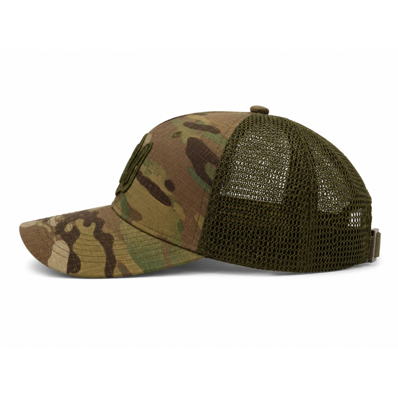 Бейсболка з Тризубом Vik-Tailor Rip-Stop, MultiCam
