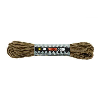 M-Tac паракорд Shock-Cord 3mm Dragon Skin Coyot 15м