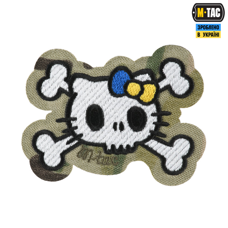 M-Tac нашивка KITTY (вишивка) White/Multicam