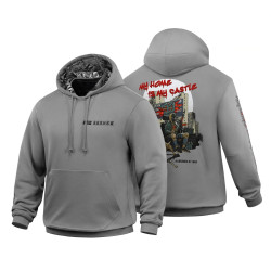 M-Tac кофта Hoodie My Home is my Castle Light Hard Grey