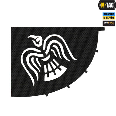 M-Tac нашивка Знамя Ворона скрізна Laser Cut Black