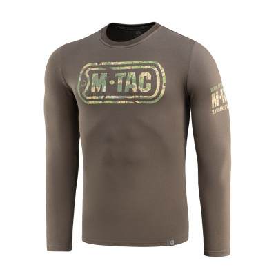 M-Tac футболка Logo довгий рукав Dark Olive