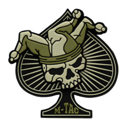 M-Tac нашивка Ace of Spades 3D ПВХ чорний/олива
