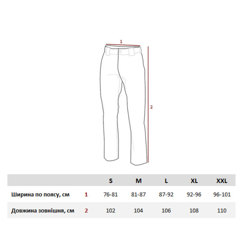 Штани тактичні Vik-Tailor Canvas IX7, Coyote, 3XL Штани тактичні Vik-Tailor Canvas IX7, Coyote, 3XL
