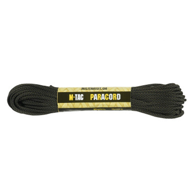 M-Tac паракорд 550 type III Black/Green Stairs 15м