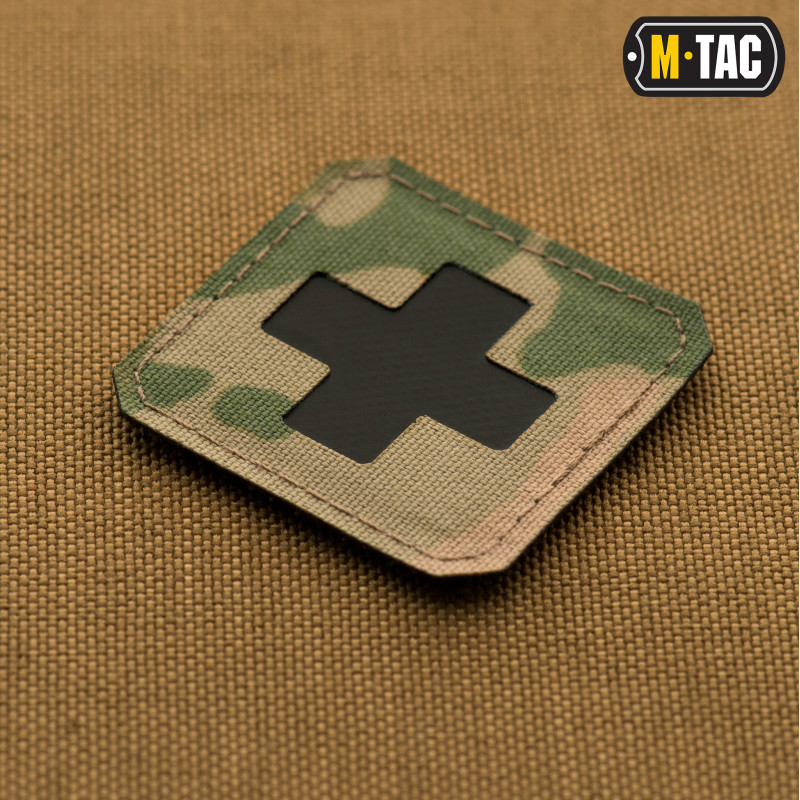M-Tac нашивка Medic Cross Laser Cut Multicam/Black M-Tac нашивка Medic Cross Laser Cut Multicam/Black
